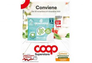 Volantino Coop Superstore dal 25 novembre al 9 dicembre 2021