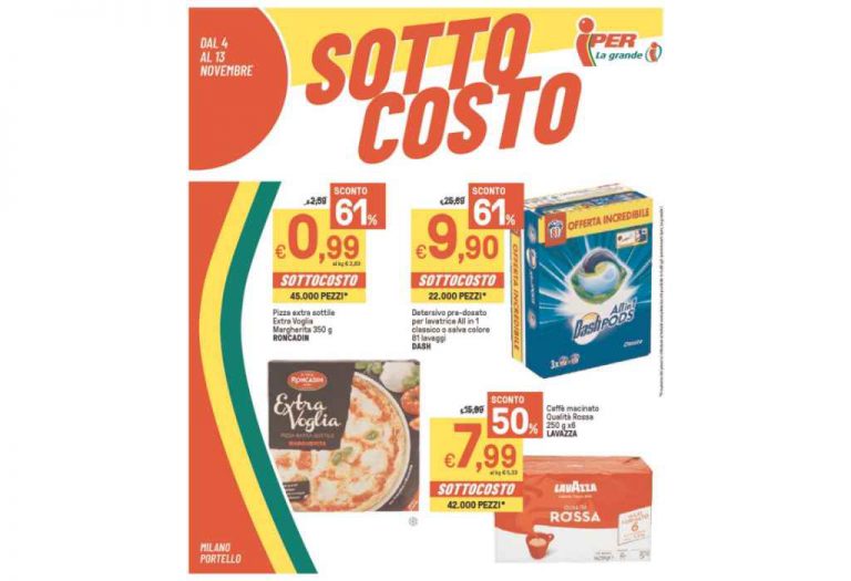 Volantino Iper dal 4 al 13 novembre 2021