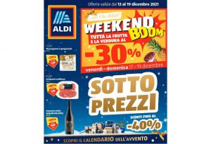 Volantino Aldi dal 13 al 19 dicembre 2021: Sottoprezzi fino al -40%