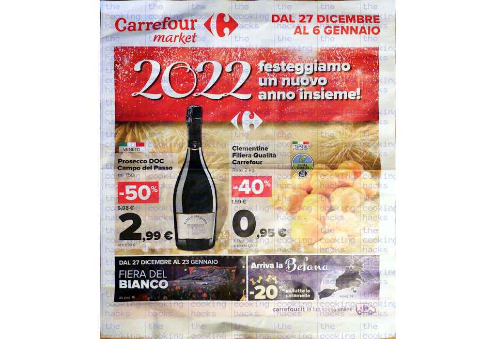 Volantino Carrefour Market dal 27 dicembre 2021 al 6 gennaio 2022