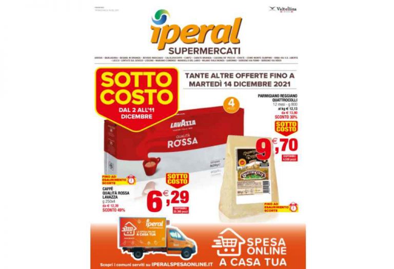 Volantino Iperal dal 2 al 14 dicembre 2021