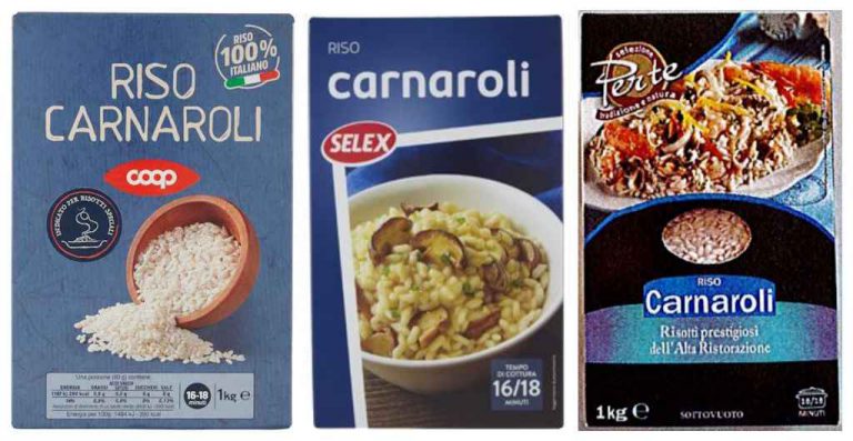 Richiamato Riso Carnaroli di varie marche per presenza di soia