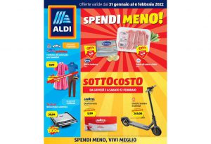 Volantino Aldi dal 31 gennaio al 6 febbraio 2022