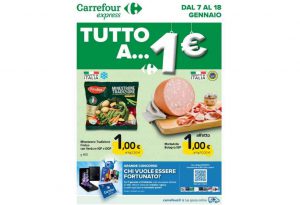 Volantino Carrefour Express dal 7 al 18 gennaio 2022