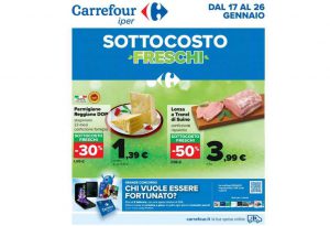 Volantino Carrefour Iper dal 17 al 26 gennaio 2022