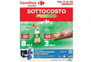 Volantino Carrefour Market dal 17 al 26 gennaio 2022