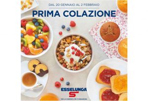 Volantino Esselunga Prima Colazione dal 20 gennaio al 2 febbraio 2022