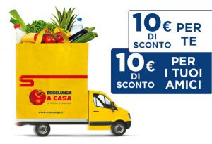 Esselunga: buono sconto 10 euro sulla prima spesa online