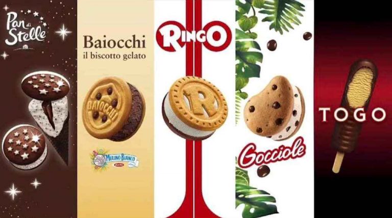 Gelati Barilla Algida 2022, in arrivo Baiocchi, Gocciole, Ringo, Togo e Pan di Stelle cono: uscita, prezzo e ingredienti