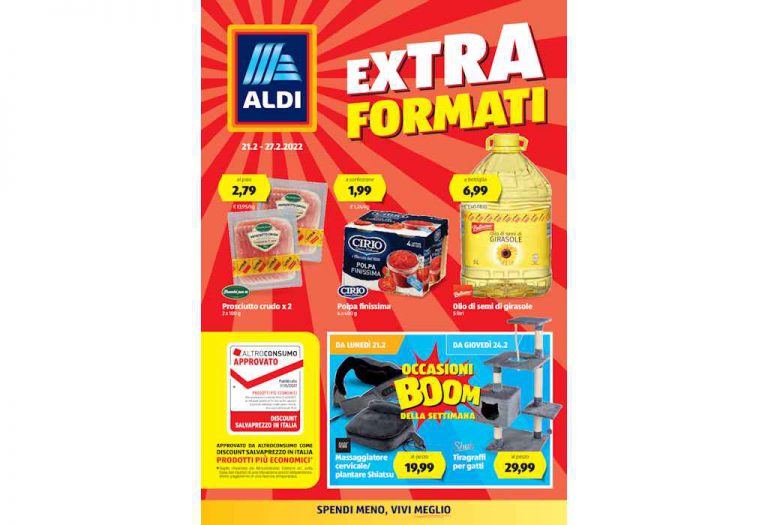 Volantino Aldi dal 21 al 27 febbraio 2022