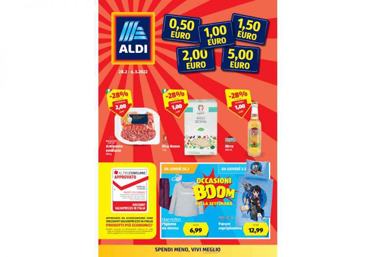 Volantino Aldi dal 28 febbraio al 6 marzo 2022