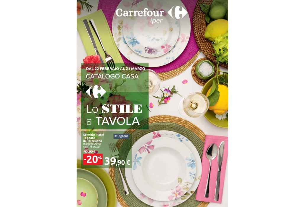 Volantino Carrefour Iper Catalogo Casa dal 22 febbraio al 21 marzo 2022