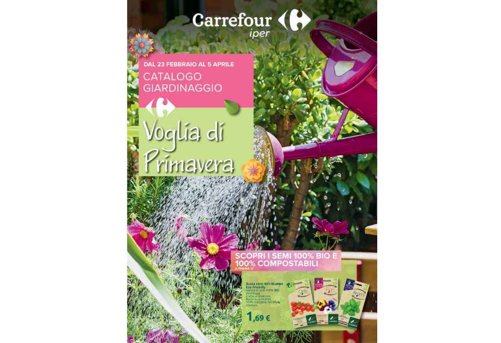 Volantino Carrefour Iper Catalogo Giardinaggio dal 23 febbraio al 5 aprile 2022