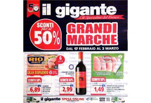 Volantino Il Gigante dal 17 febbraio al 2 marzo 2022