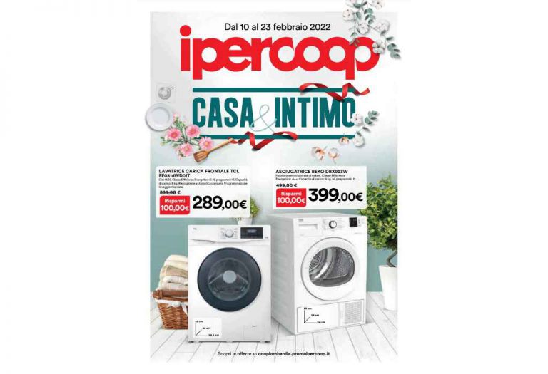 Volantino Ipercoop Casa e Intimo dal 10 al 23 febbraio 2022