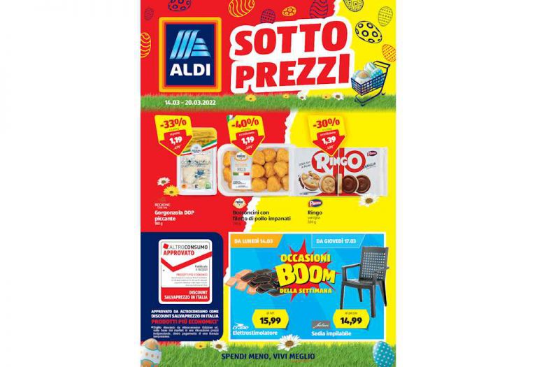 Volantino Aldi dal 14 al 20 marzo 2022