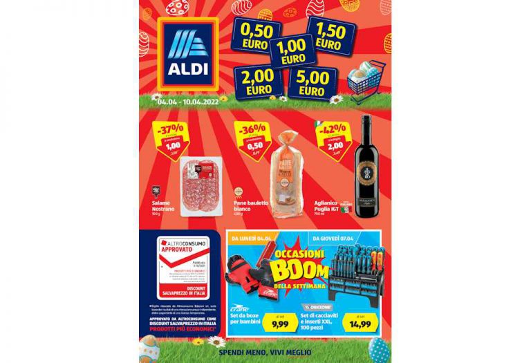 Volantino Aldi dal 4 al 10 aprile 2022
