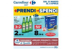 Volantino Carrefour Iper dal 21 marzo al 3 aprile 2022