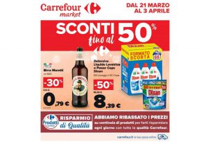 Volantino Carrefour Market dal 21 marzo al 3 aprile 2022