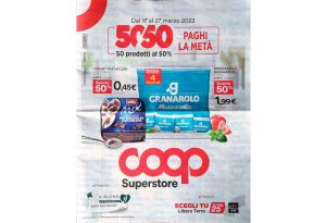 Volantino Coop dal 17 al 27 marzo 2022