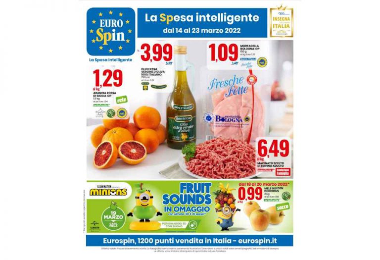 Volantino Eurospin dal 14 al 23 marzo 2022