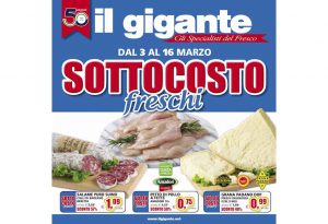 Volantino Il Gigante dal 3 al 16 marzo 2022