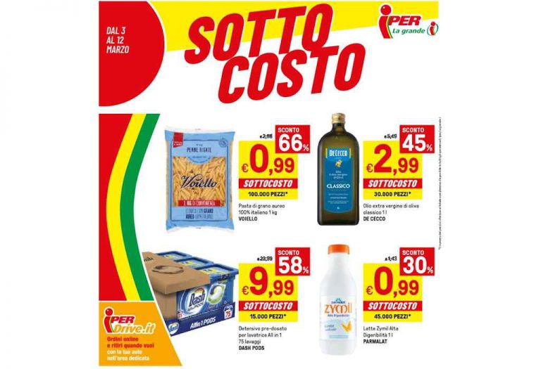 Volantino Iper dal 3 al 12 marzo 2022