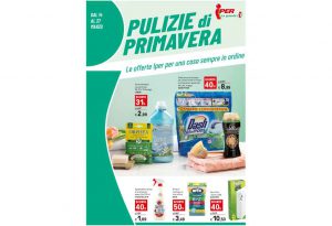 Volantino Iper Pulizie di Primavera dal 14 al 27 marzo 2022