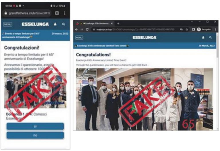 Esselunga e il falso concorso del 65&deg; anniversario: come riconoscere le truffe online e come difendersi
