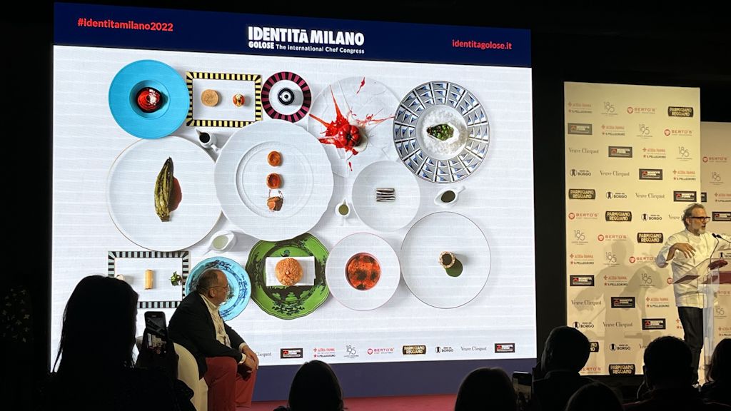 Identità Golose 2022: il nuovo menu di Bottura all'Osteria Francescana