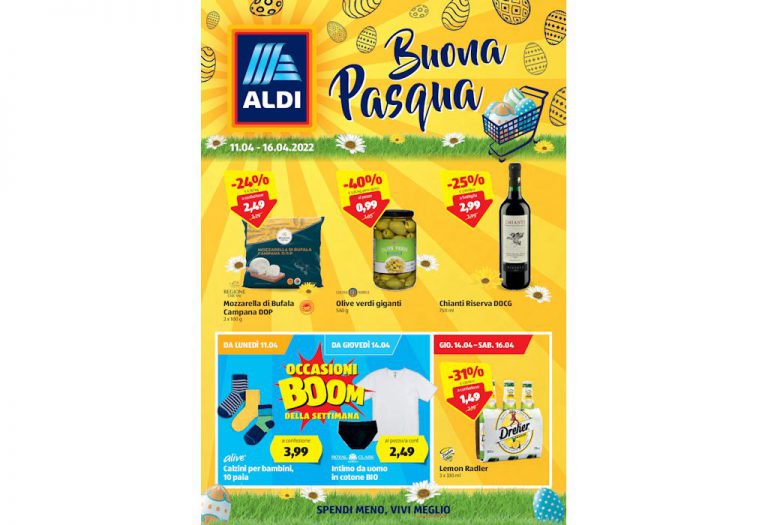 Volantino Aldi dal 11 al 16 aprile 2022