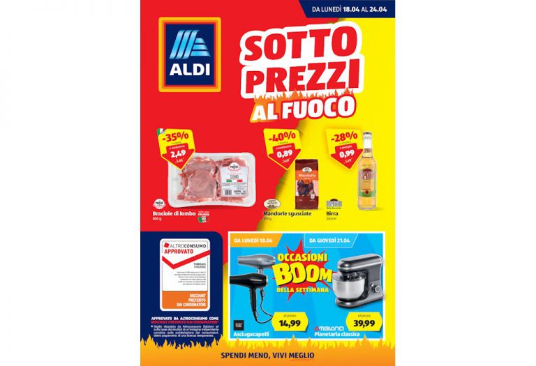 Volantino Aldi dal 18 al 24 aprile 2022