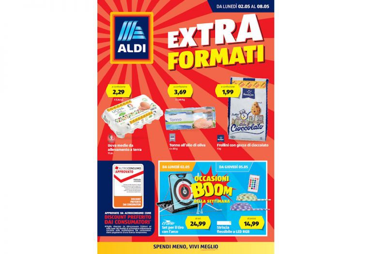 Volantino Aldi dal 2 al 8 maggio 2022