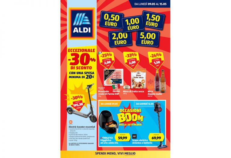 Volantino Aldi dal 9 al 15 maggio 2022