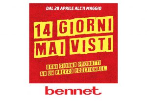 Volantino Bennet dal 28 aprile al 11 maggio 2022