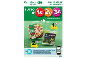 Volantino Carrefour Express dal 20 aprile al 3 maggio 2022