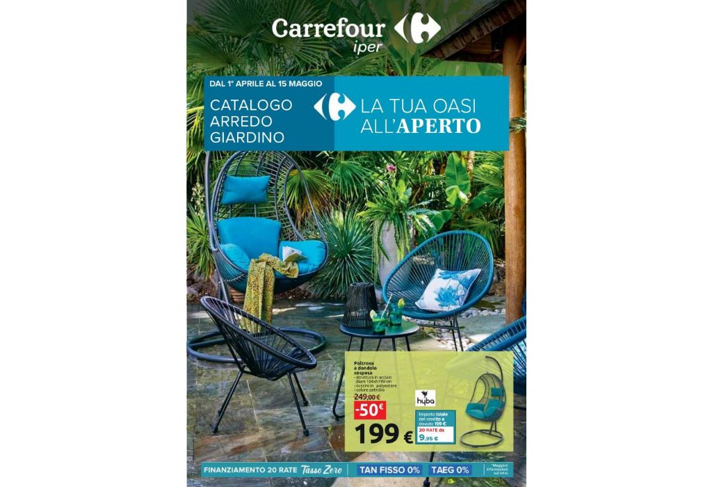 Volantino Carrefour Giardinaggio dal 1 aprile al 15 maggio 2022