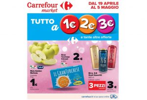 Volantino Carrefour Market dal 19 aprile al 5 maggio 2022