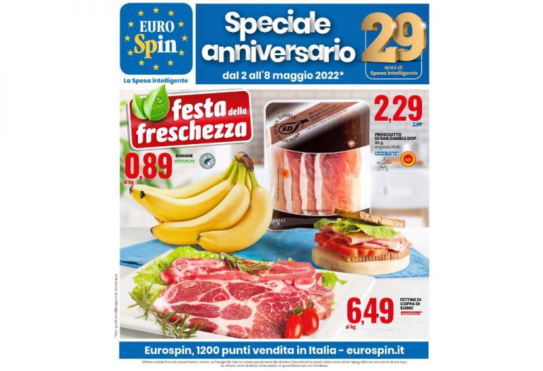 Volantino Eurospin dal 2 al 8 maggio 2022