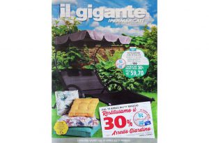 Volantino Il Gigante Giardino dal 19 aprile al 11 maggio 2022