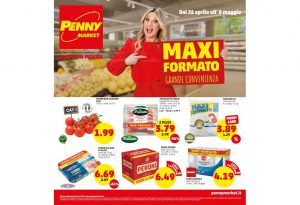 Volantino Penny Market dal 26 aprile al 8 maggio 2022