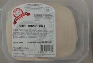 Richiamato vitel tonné per possibile presenza di Lysteria Monocytogenes