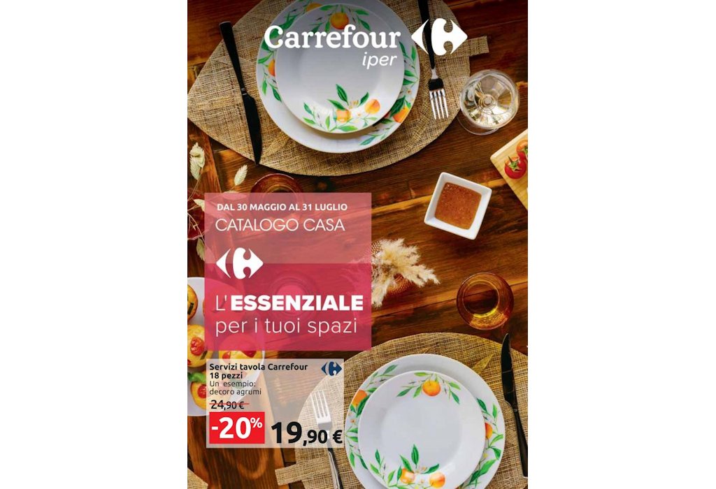 Volantino Carrefour Catalogo Casa dal 30 maggio al 31 luglio 2022