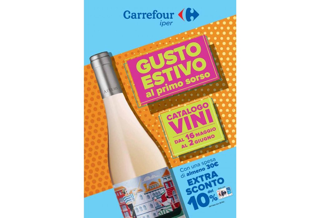 Volantino Carrefour Catalogo Vini dal 16 maggio al 2 giugno 2022
