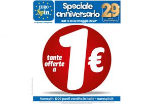 Volantino Eurospin dal 16 al 22 maggio 2022