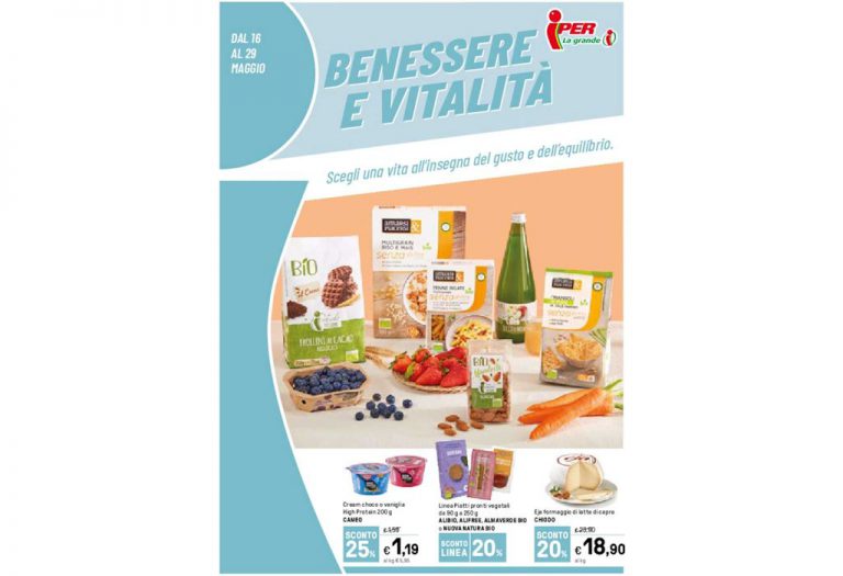 Volantino Iper Benessere dal 16 al 29 maggio 2022