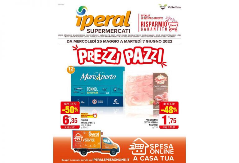 Volantino Iperal dal 25 maggio al 7 giugno 2022