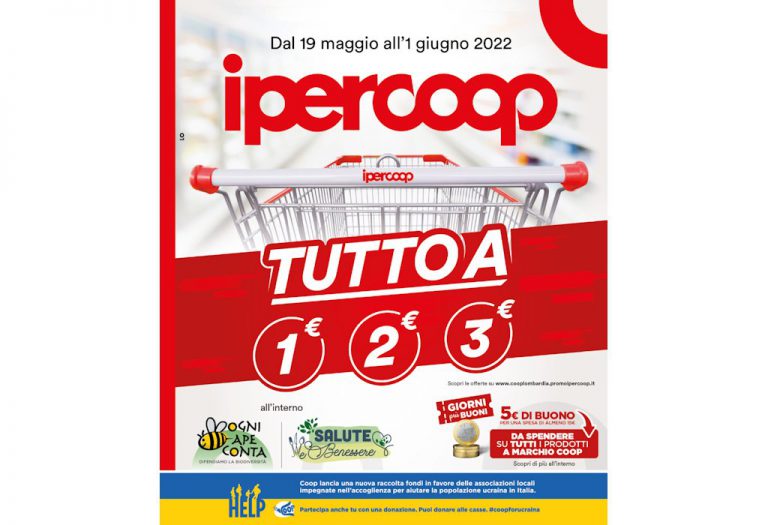 Volantino Ipercoop dal 19 maggio al 1 giugno 2022