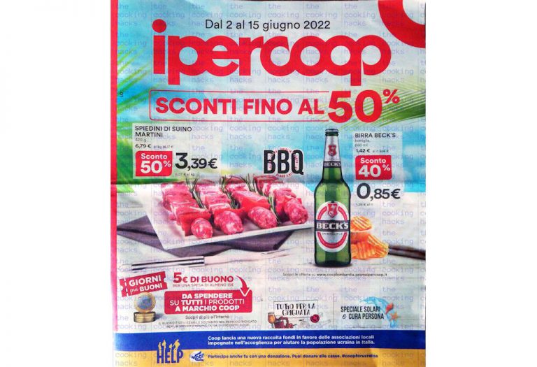 Volantino Ipercoop dal 2 al 15 giugno 2022