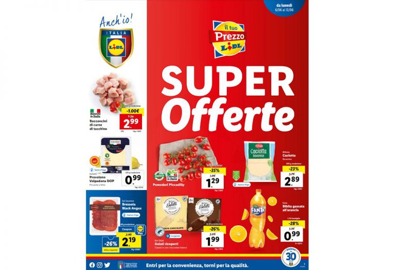 Volantino Lidl dal 6 al 12 giugno 2022